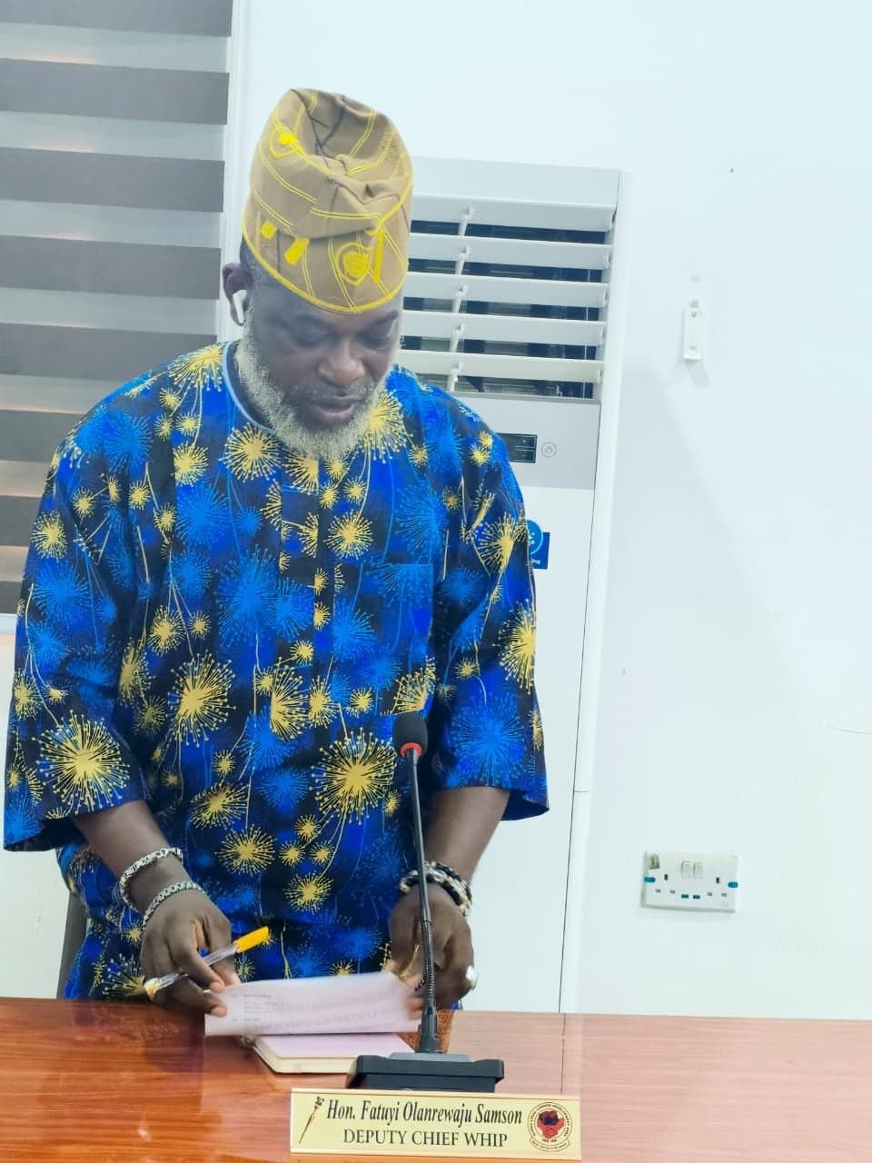 Hon. Fatuyi Olanrewaju Samson — Deputy Chief Whip · Ward C